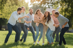 Team Building Sans Budget : 10 Jeux d'Équipe Sans Matériel à Essayer