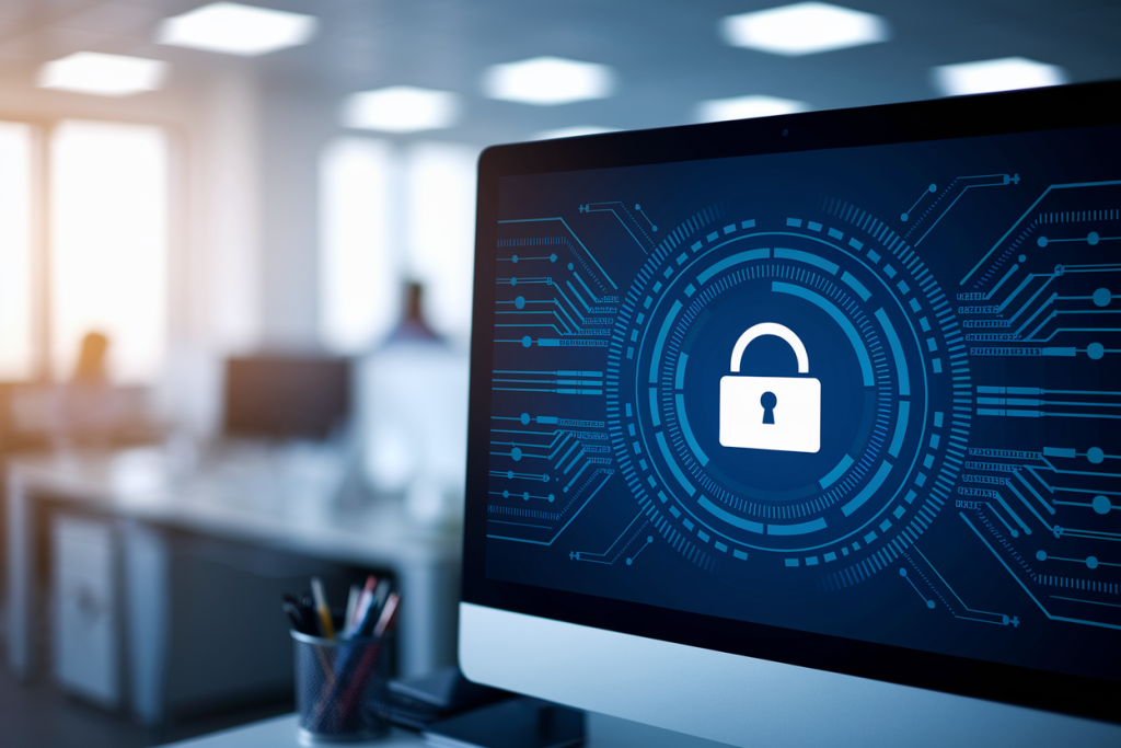 coffre-numerique-ecran-bureau-flou