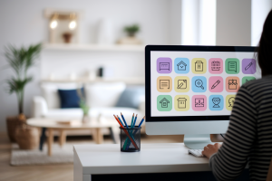 personne-bureau-minimaliste-ecran-icones