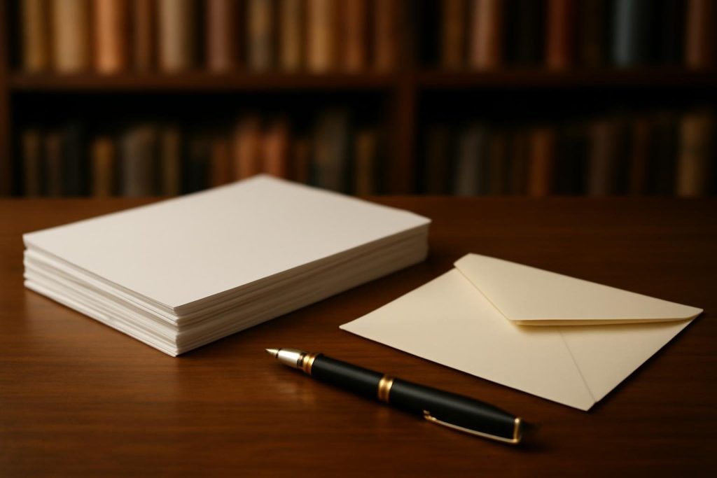 bureau-papiers-stylo-etagere-livres