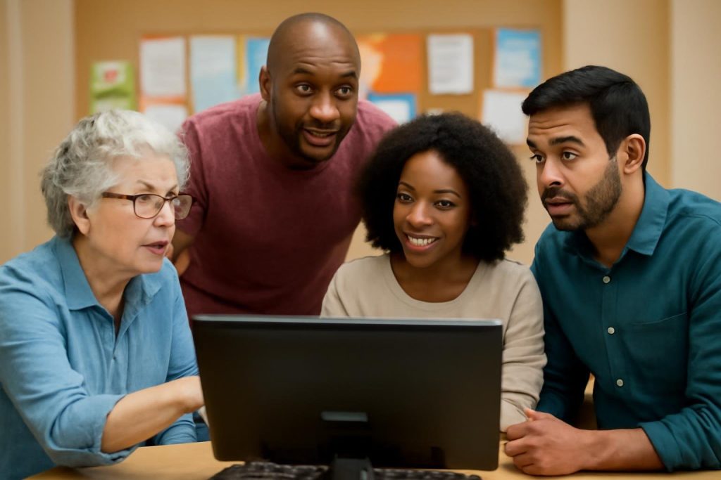 groupe-divers-ordinateur-centre-communaute