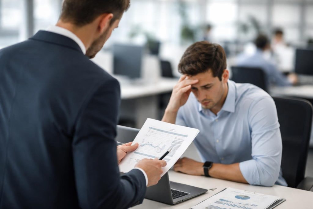 superviseur-employee-bureau-documents