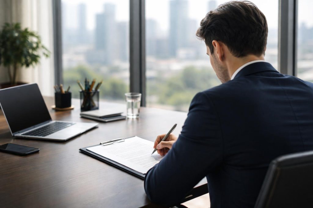personne-bureau-signer-document-fenetre