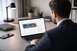 bureau-moderne-ordinateur-personne-dos