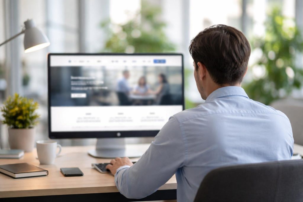 personne-dos-bureau-ordinateur-plantes