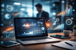 bureau-moderne-ordinateur-graphismes-analyse-silhouette