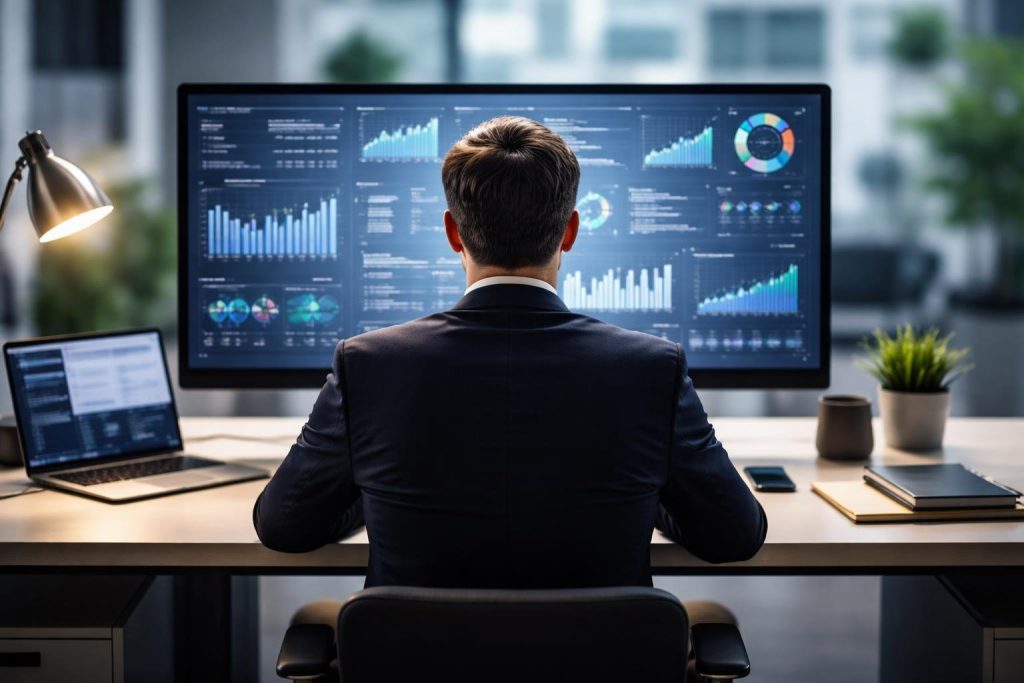 professionnel-bureau-ecran-graphismes-complexes