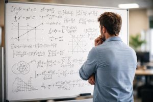 tableau-blanc-formules-personne-reflechissant
