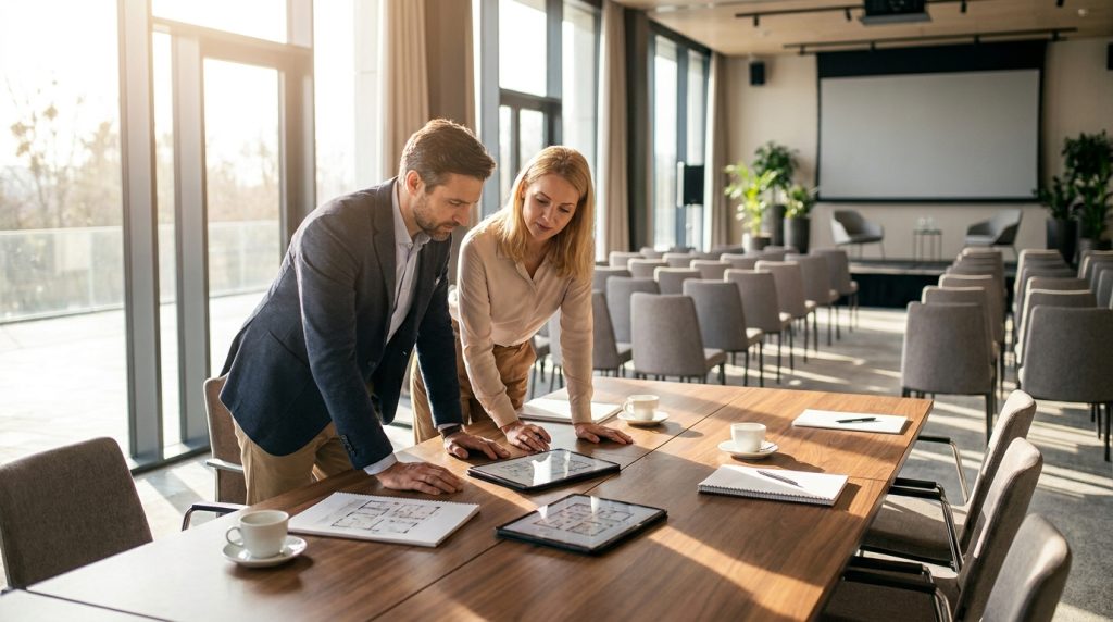 Organiser un séminaire professionnel réussi : conseils, étapes clés et choix du lieu idéal